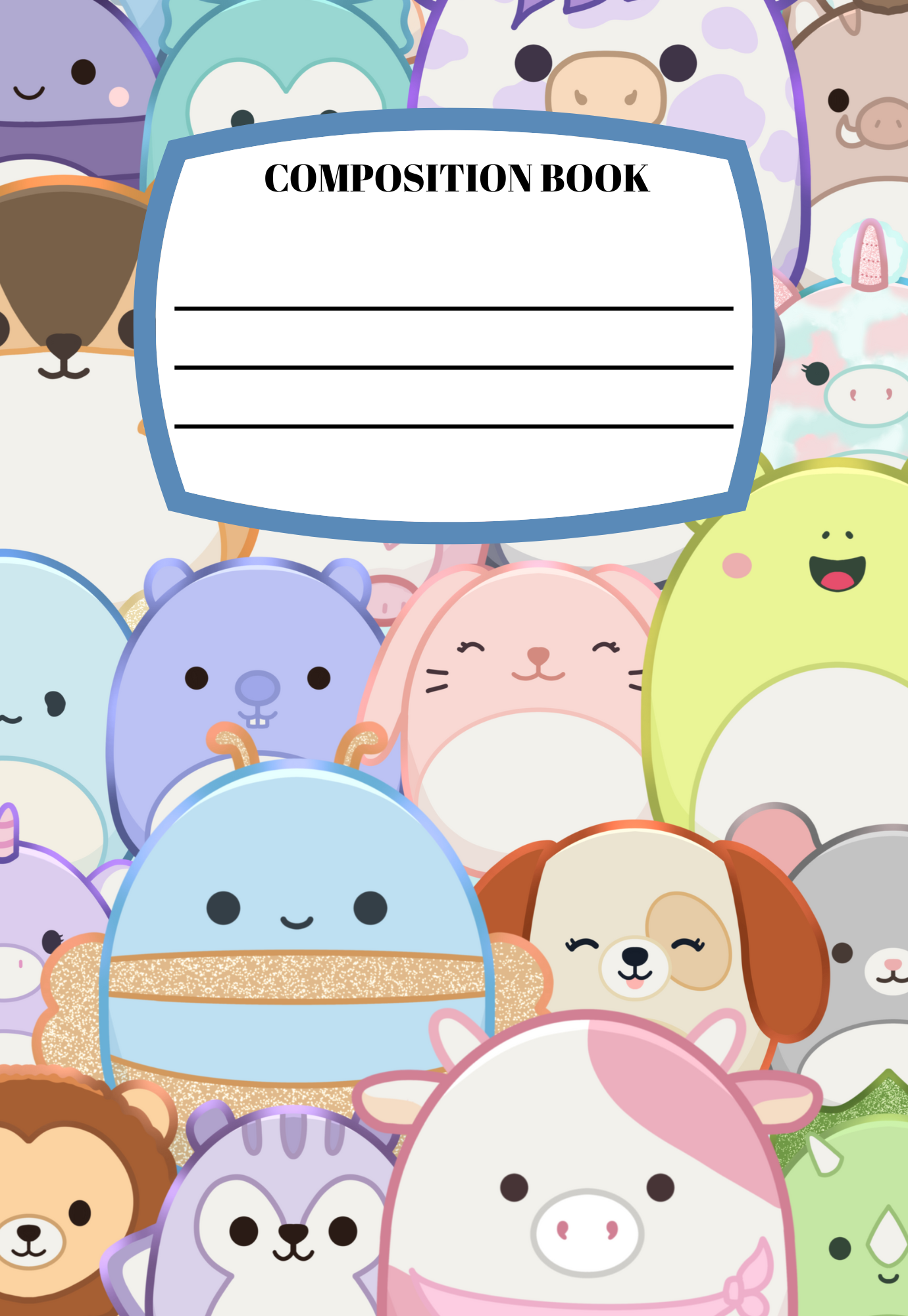 Squish Notebook | Print | Your Choice