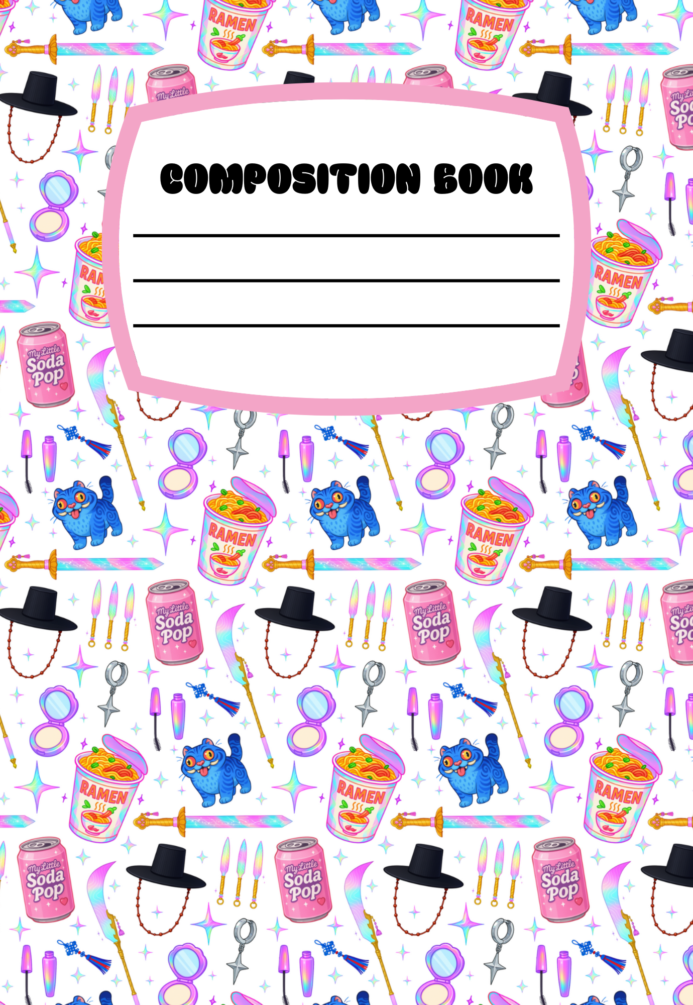 NEW! D Hunters Collage Notebook | Print