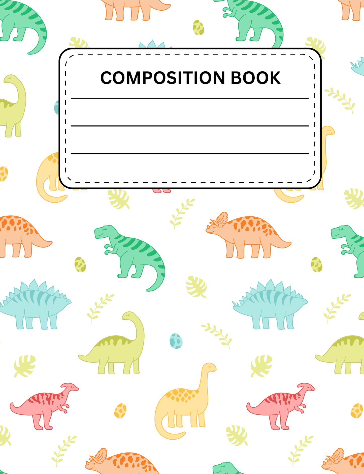 Colorful Dino *new* Notebook | Print