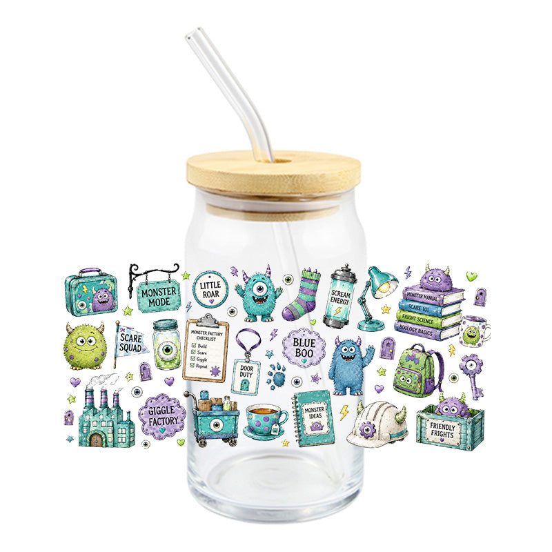 Monsters Sketch | UVDTF Cup Wrap
