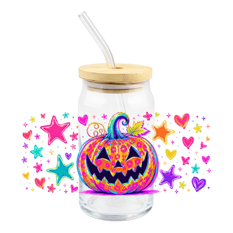 Neon Pumpkin | UVDTF Cup Wrap