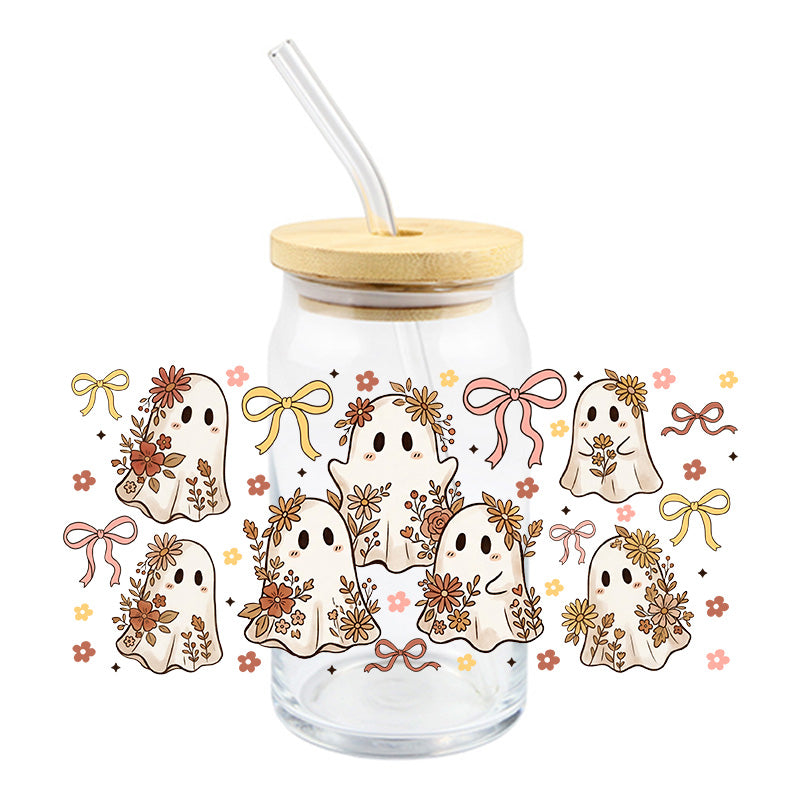 Floral Ghosts | UVDTF Cup Wrap