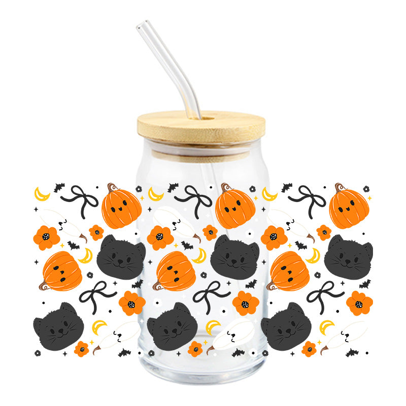 Black Cats & Pumpkins | UVDTF Cup Wrap