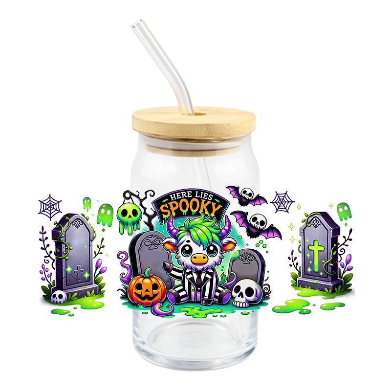Here Lies Spooky | UVDTF Cup Wrap