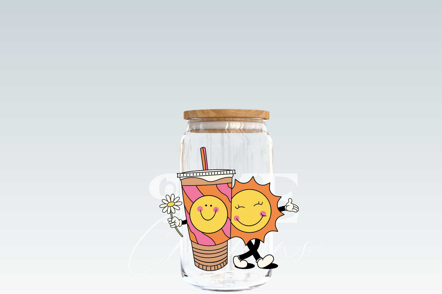 Iced Coffee & Sunshine | Vinyl Decal