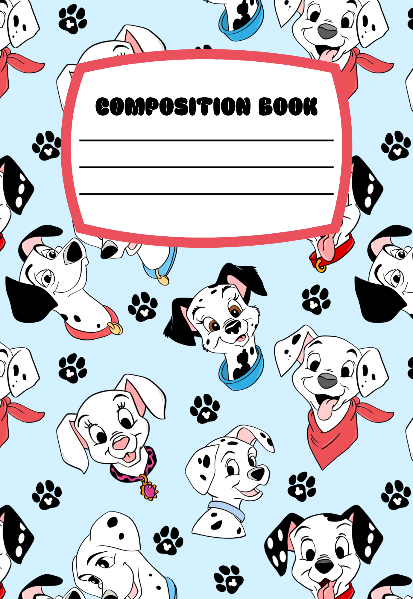 NEW Spotted Puppies Notebook | Print