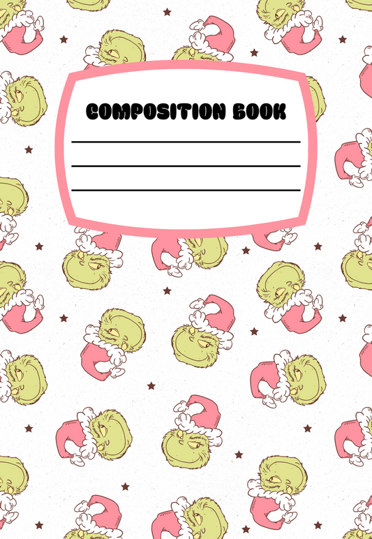 NEW! Green Man Face Notebook | Print