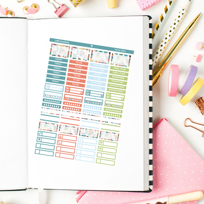 Tropical Alien Planner Weekly Sticker Kit