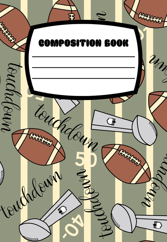 Touchdown & Trophies Notebook | Print