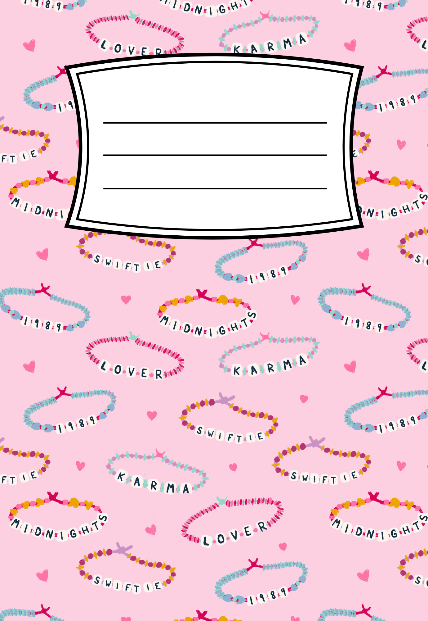 NEW TS Friendship Bracelets Notebook | Print