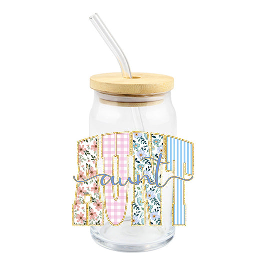 Floral Aunt | UVDTF Decal