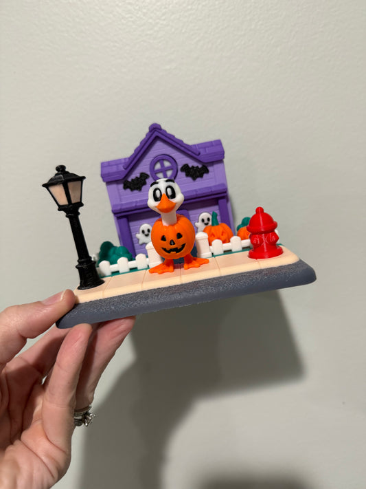 Halloween Goose 3D Scene