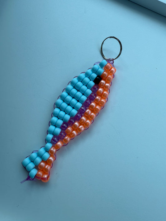 Fish Beaded Keychain || See Details