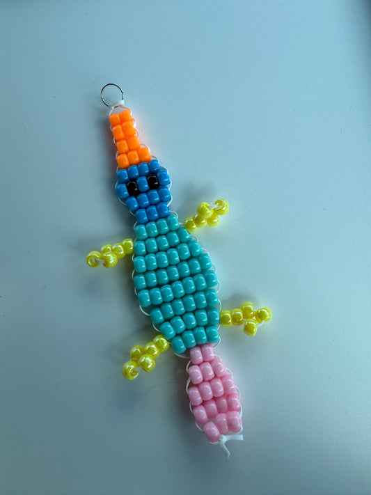 Platty the Platypus Beaded Keychain