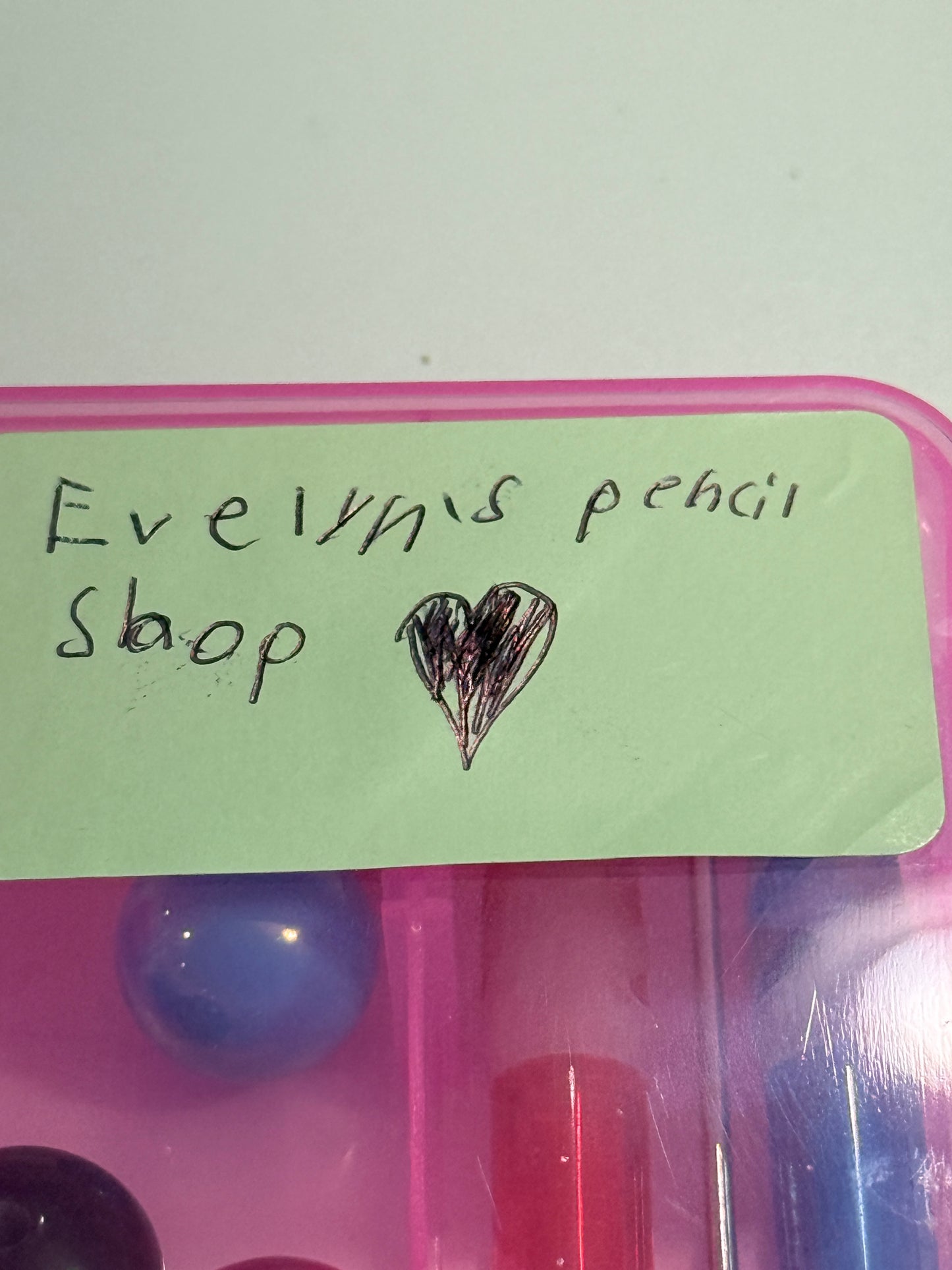 Blue/Pink/Red DIY Pencil Kit