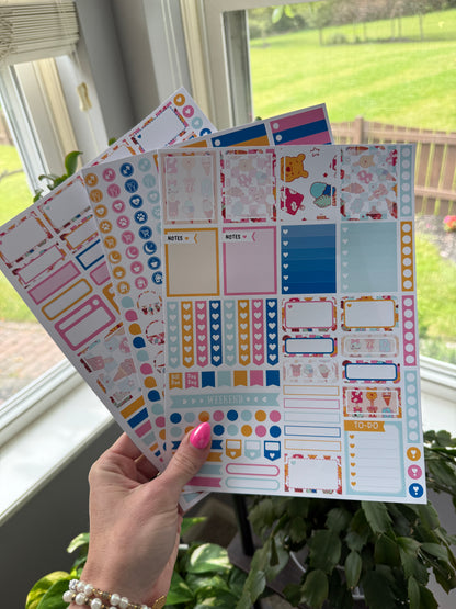 Magical Ice Cream Planner Weekly Sticker Kit