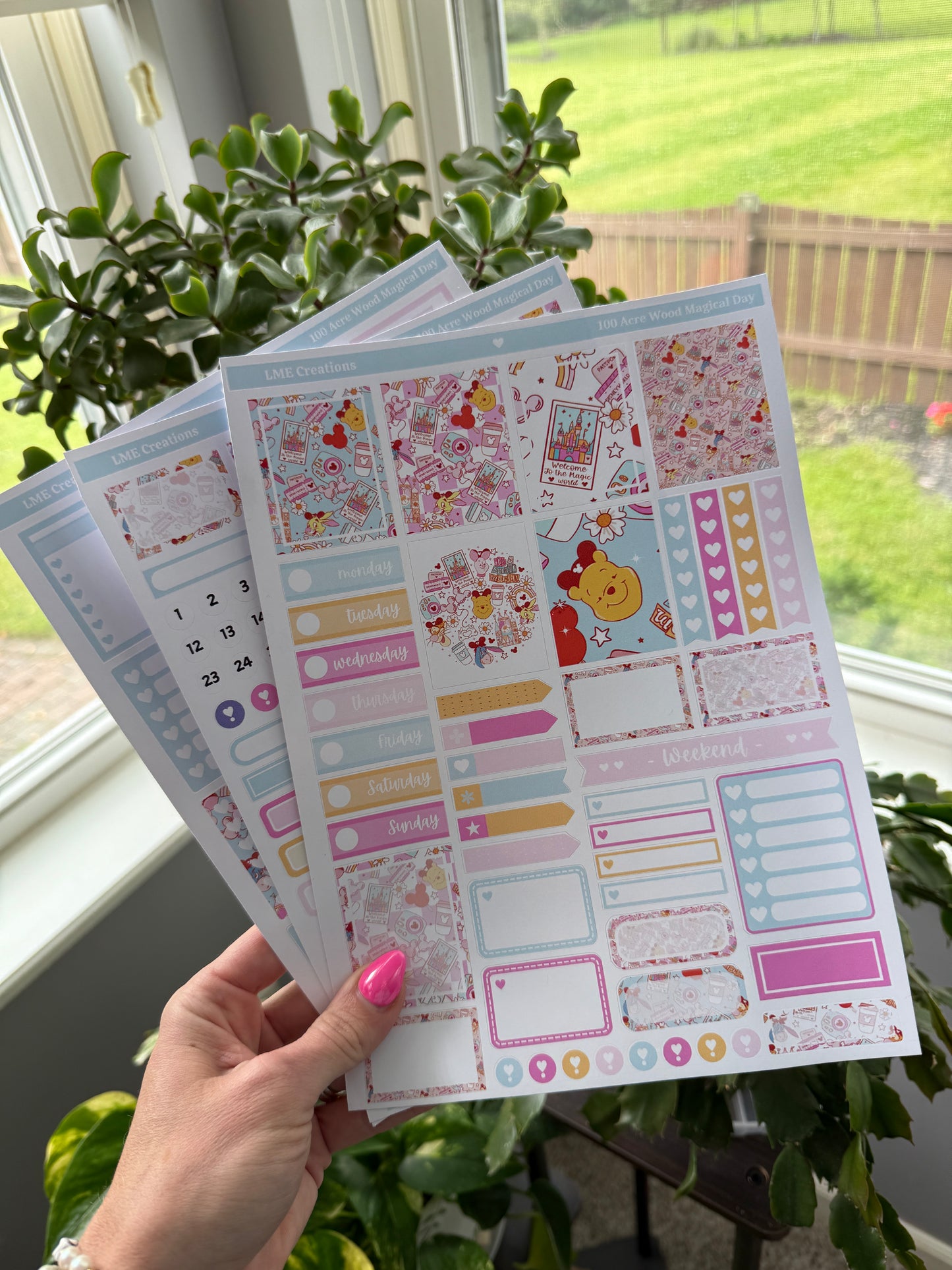 100 Acre Wood Magical Planner Weekly Sticker Kit