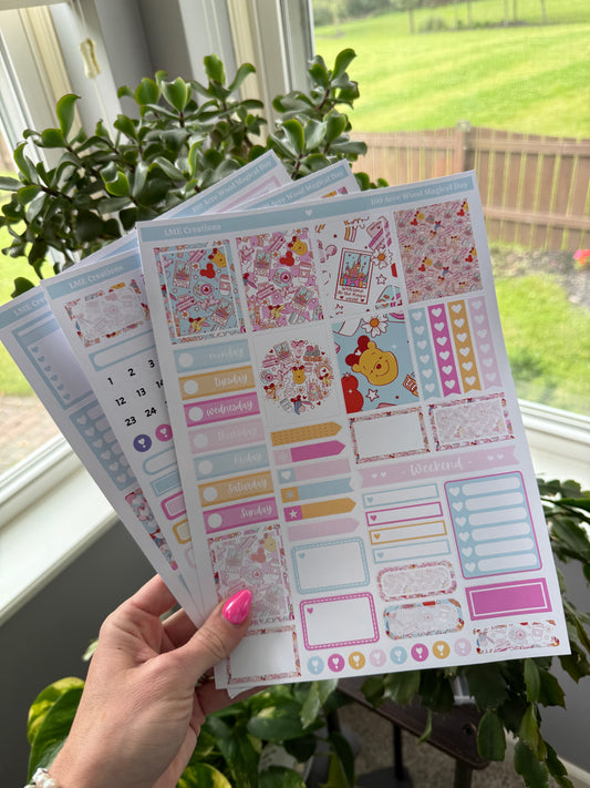 100 Acre Wood Magical Planner Weekly Sticker Kit