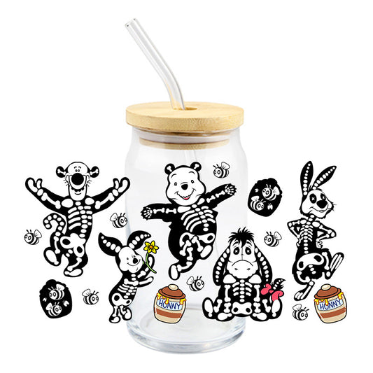 Spooky Pooh & Friends| UVDTF Cup Wrap