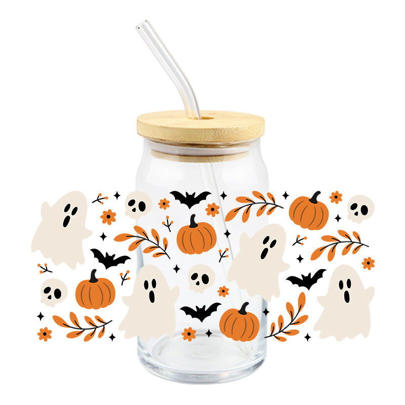 Ghost & Pumpkins | UVDTF Cup Wrap
