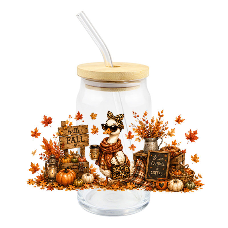 Fall Boujee Goose | UVDTF Cup Wrap