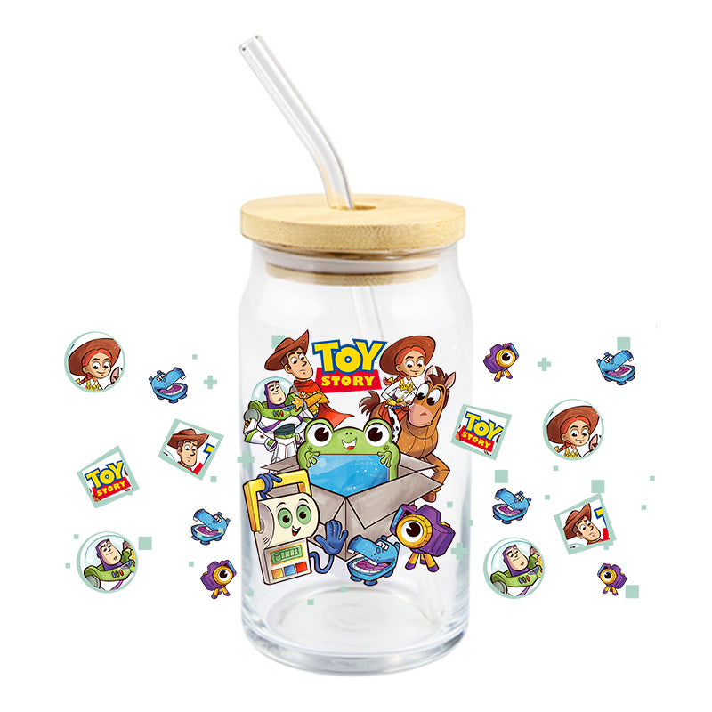 Toy Movie Characters | UVDTF Cup Wrap