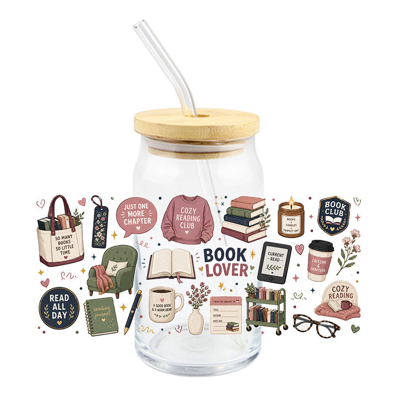 Book Lover | UVDTF Cup Wrap