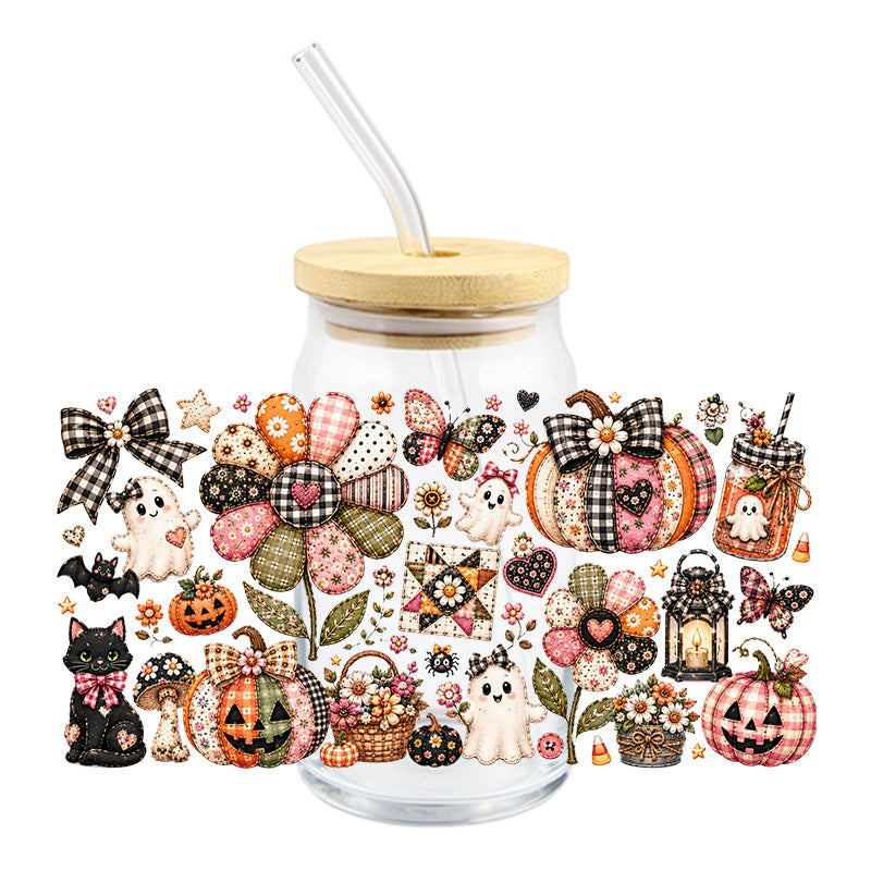 Quilted Halloween | UVDTF Cup Wrap