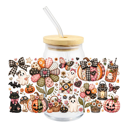 Quilted Halloween | UVDTF Cup Wrap
