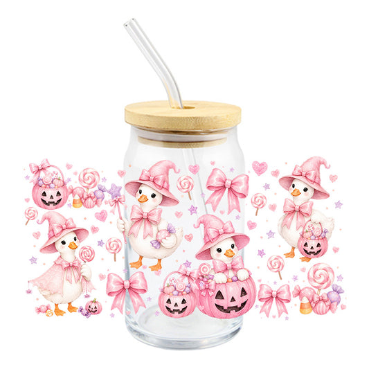 Halloween Geese Pink | UVDTF Cup Wrap