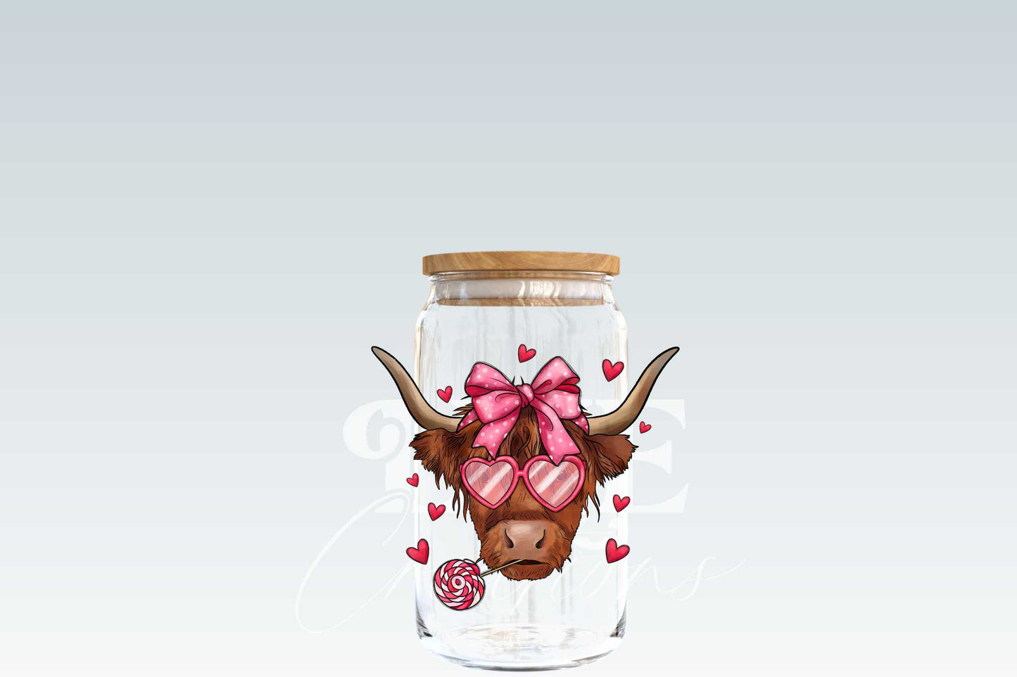 Valentine Cow | Vinyl Decal