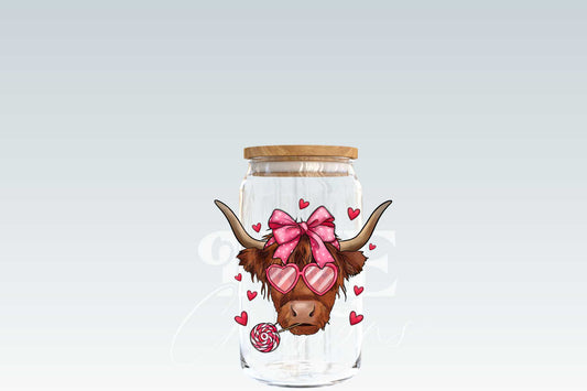 Valentine Cow | Vinyl Decal